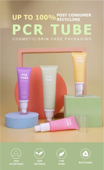 Yas Tube Cosmetic Ntim Nrog PCR Khoom Eco20ML 30ML 50ML 100ML